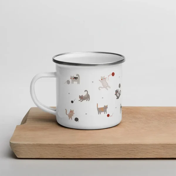 Personalised 12oz Enamel Mug 350ML - Gambar 4